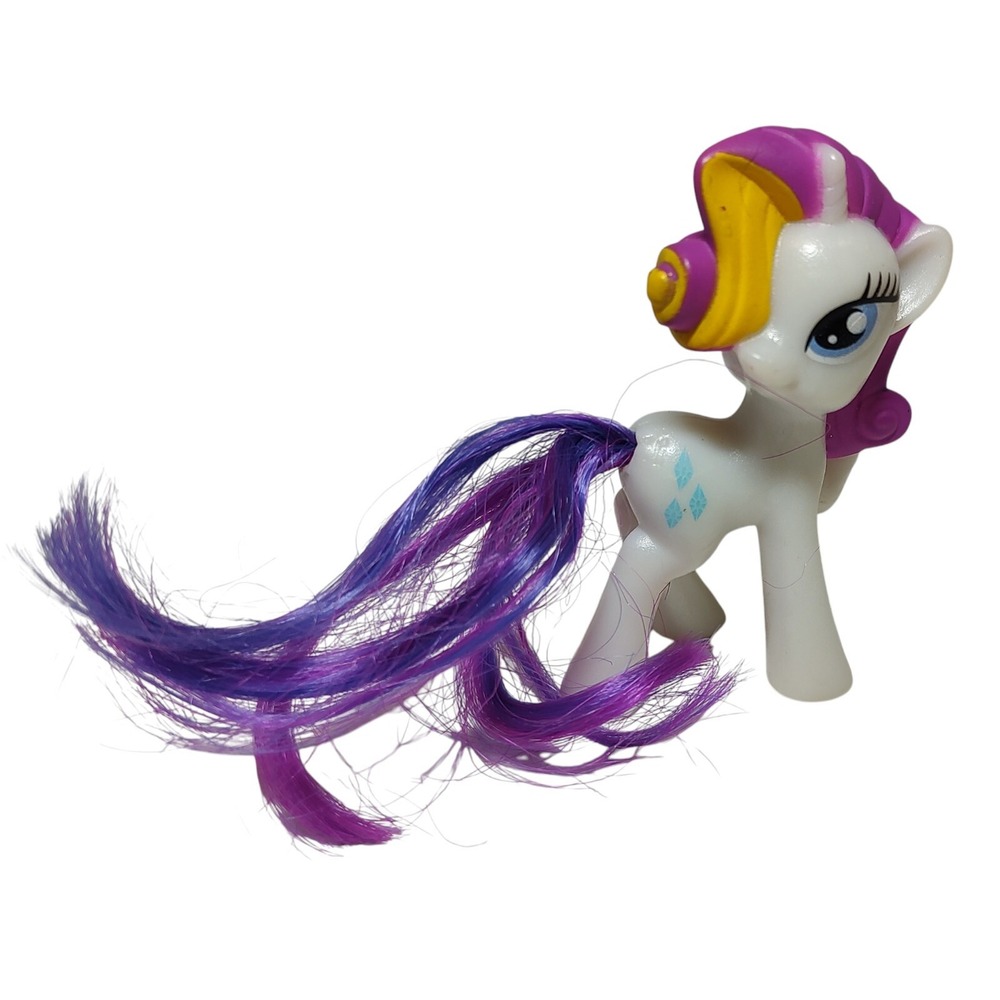 My Little‎ Pony Rarity Unicorn McDonalds Three Inch PVC White Purple